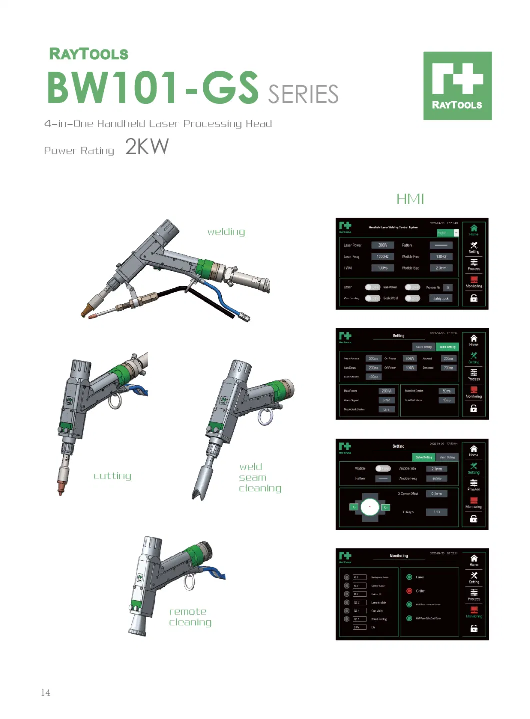 Raytools Laser Cleaning Machine Rust Removal and Metal Cutting Welding